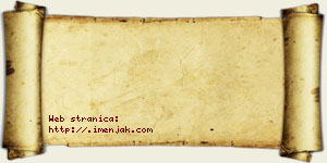 Anita Bzenić vizit kartica